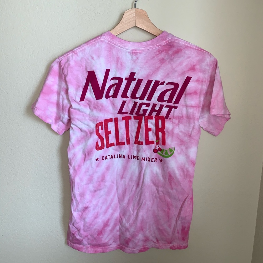natty light tie dye shirt